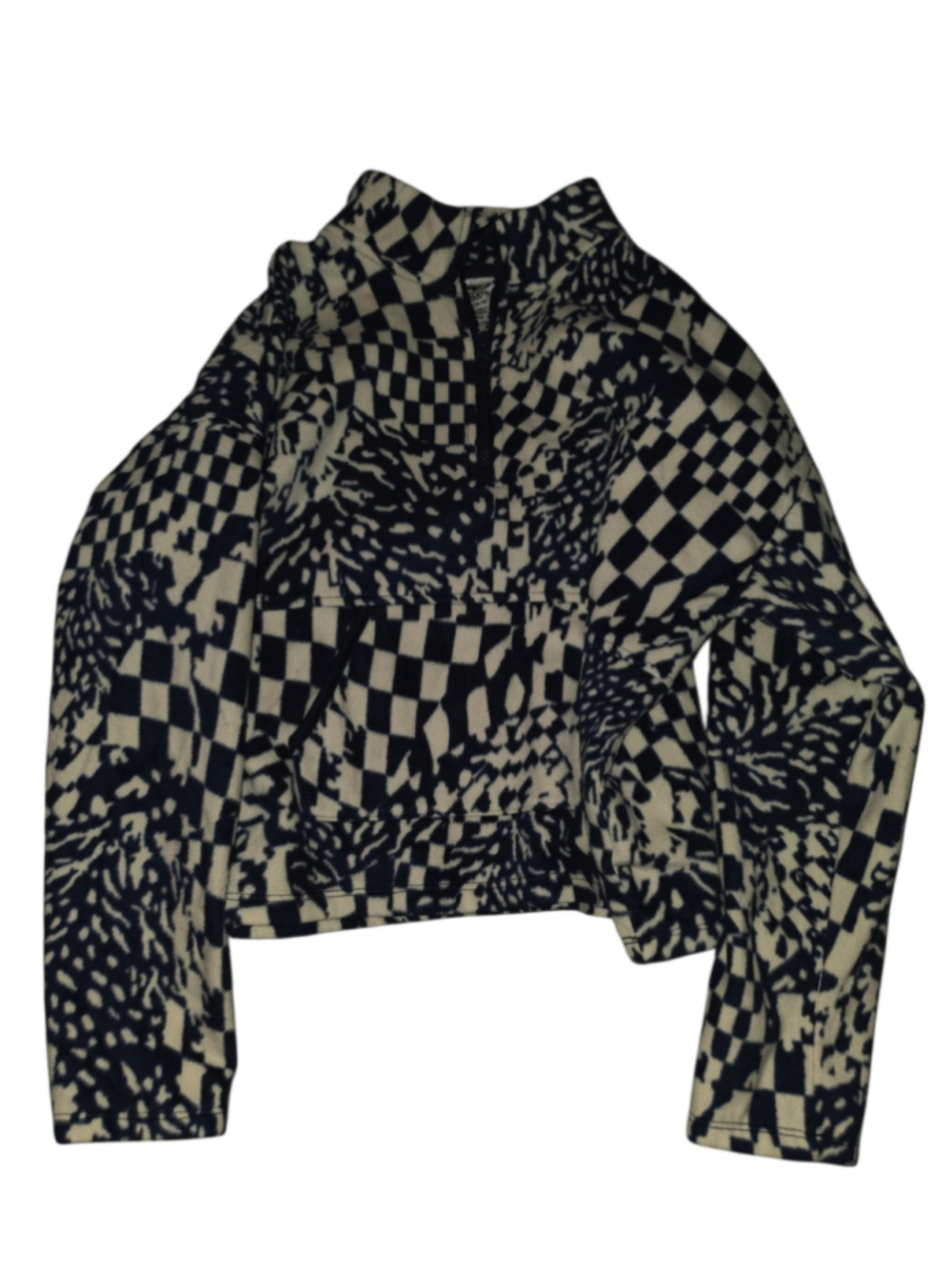 9/8/119. Girls Athletic Works Checkered Pattern Fleece Pullover